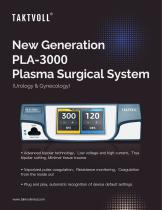 Taktvoll New Generation PLA-3000 Plasma Surgical System