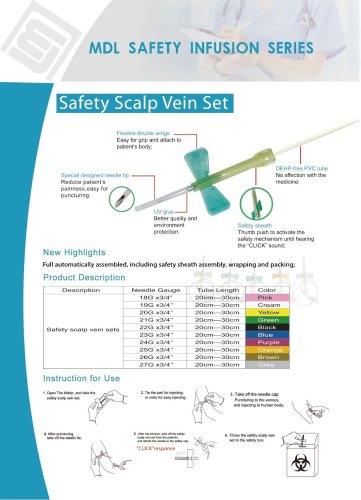 Safety scalp vein set-Hwtai.com