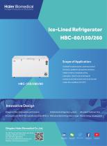 Haier Ice-lined refrigerator HBC-80&150&260