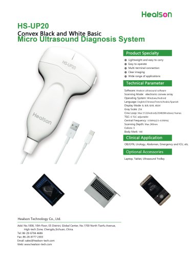 Healson Handheld Micro Ultrasound Diagnosis System