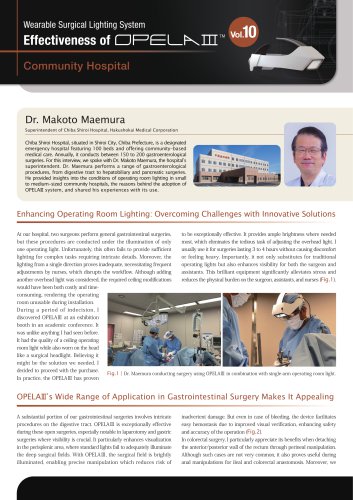 OPELAIII Cx_Case_Report_Vol.10_Community_Hospital
