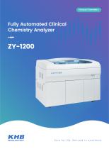 KHB ZY-1200 Fully Automatic Clinical Chemistry Analyzer Brochure