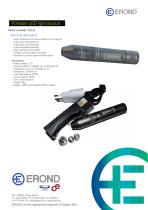 EROND Portable LED Light Source technical sheet