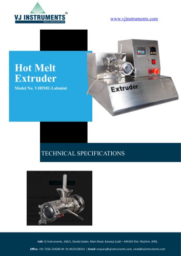 Hot Melt Extruder