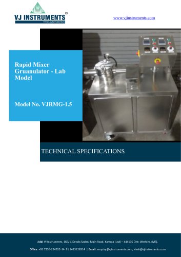 Rapid Mixer Granulator