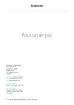 AiroDoctor WAD-M20 Data Sheet French - 2