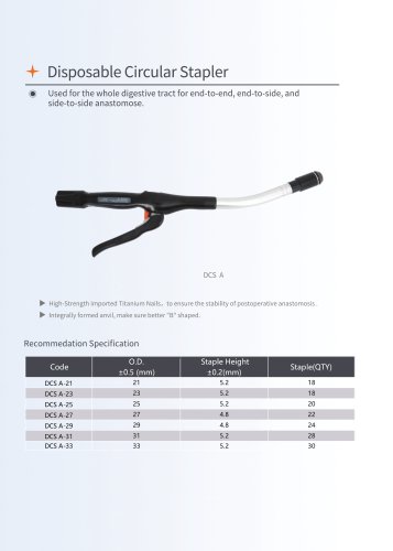 circular surgical stapler