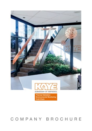 Company Brochure Kaye