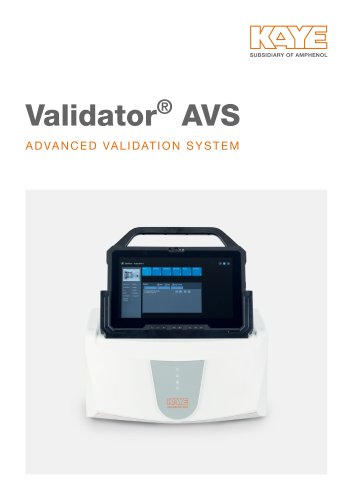 Wired Thermal Validation solution Kaye Validator AVS