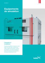 Équipements de simulation - 1