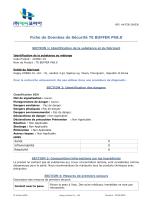 Fiche de Données de Sécurité TE BUFFER Ph8.0 - 1