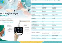 Ceiling-mounted surgical light Ultra thin KS-7050