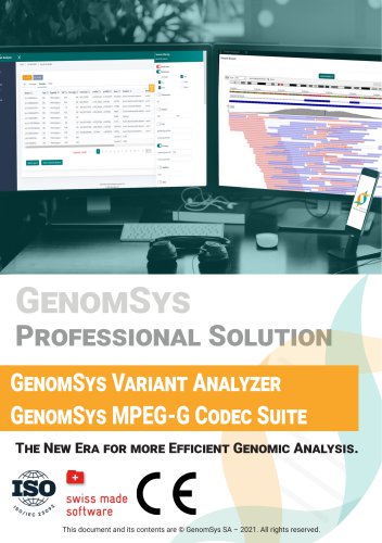 GenomSys Professional Products