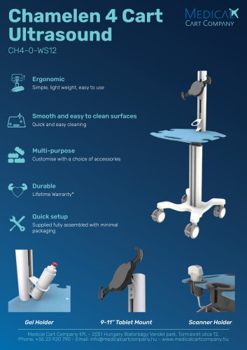 Chamelen 4 Cart Ultrasound