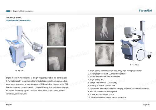 Digital mobile X-ray machine