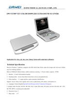 Dawei Color Doppler Ultrasonic System L5-VET