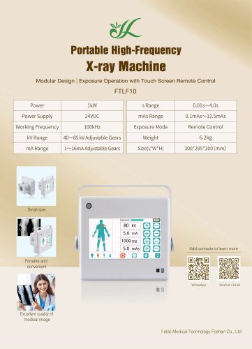 Fatali Medical Portable X Ray Machine FTLF10