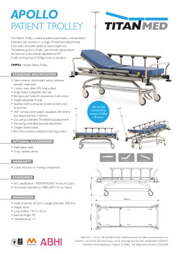 APOLLO PATIENT TROLLEY