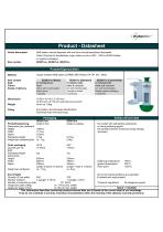 Data Sheet Arm Lever Dispenser SD2015