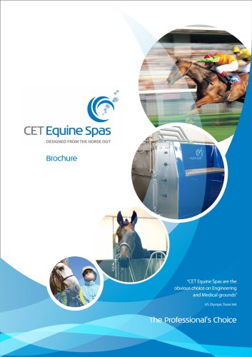 CET Equine Spa brochure