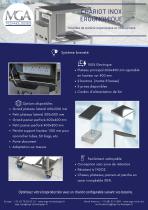 Ergonomic Stainless Cart datasheet - 1