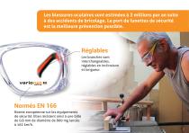 Brochure lunettes de protection à la vue Varionet Safety RX - 7