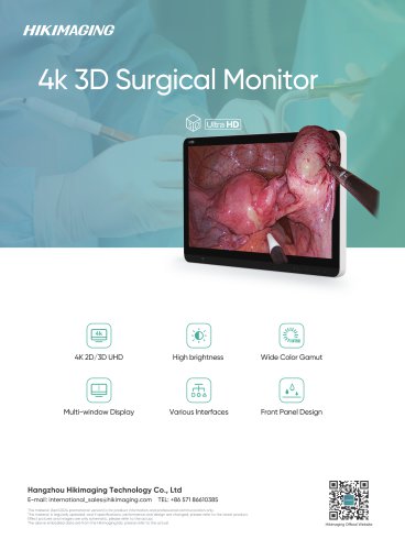 4K 3D Surgical Monitor