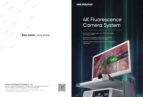 4K Fluorescence Camera System