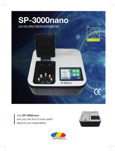 UV-VIS Spectrophotometer SP-3000nano