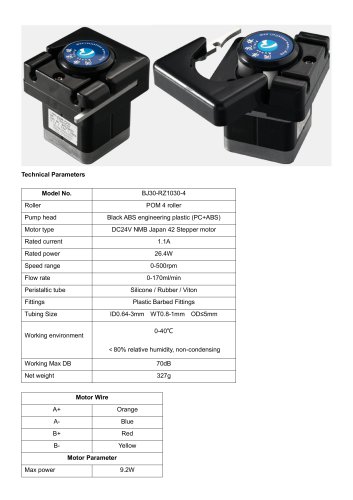 BJ-RZ1030-4 Peristaltic Pump