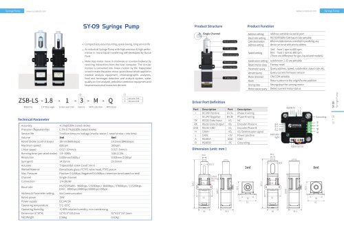 SY-09 Syringe Pump