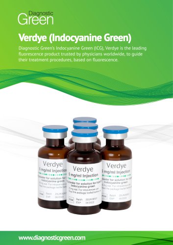 Verdye (indocyanine green) fluorescence dye