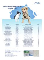 HYSEN Veterinary Diagnostics Rapid Test