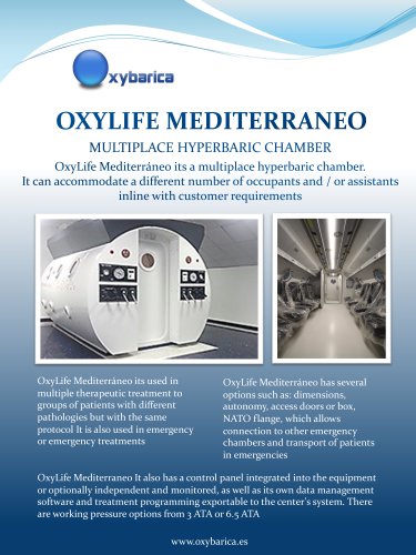 OxyLife Mediterráneo - Multi Place Chamber - English