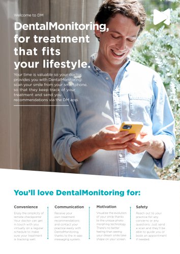 DentalMonitoring, for treatment that fits your lifestyle.