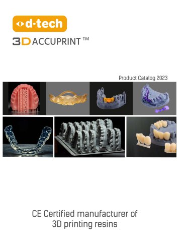 3D Resins Catalogue 2023