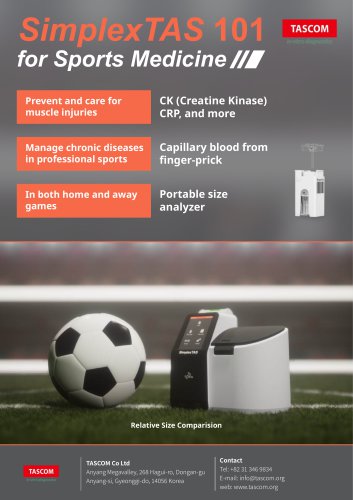 SimplexTAS Sports Medicine Brochure