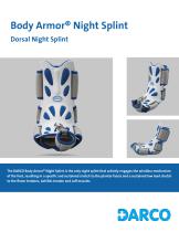 Body Armor® Night Splint