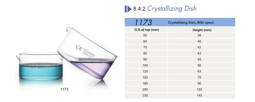 Huida Crystallizing Dish