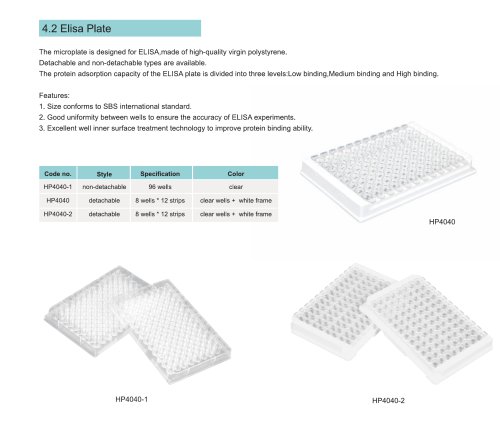 Huida Elisa plate