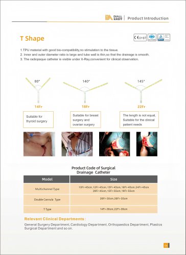 Wound Drainage---T shape
