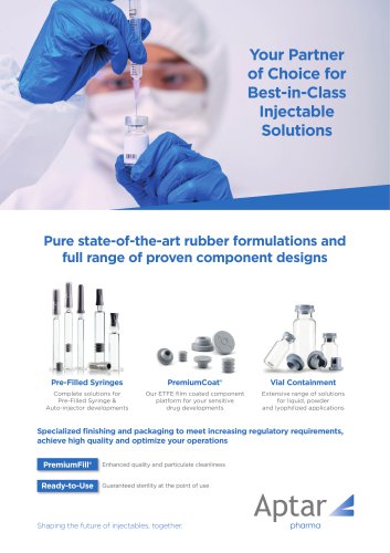 Your Partner of Choice for Best-in-Class Injectable Solutions