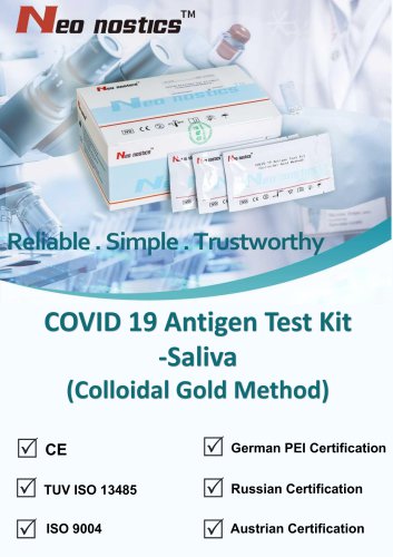 COVID 19 saliva Antigen test kit