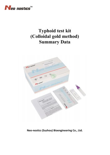 Typhoid test kit TYP0085