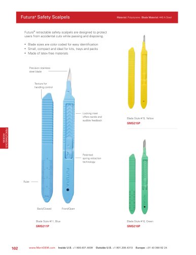 Futura® Safety Scalpels