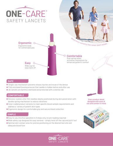 SAFETY LANCETS