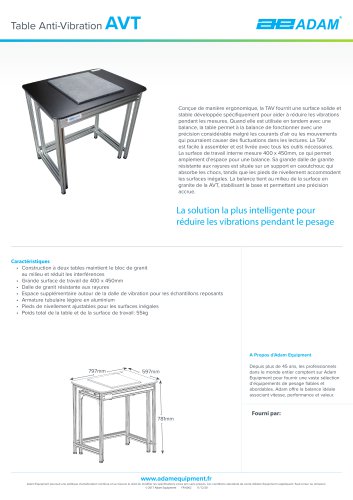 Fiches Techniques FR