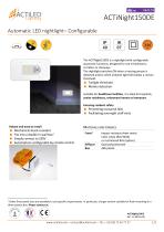 Automatic LED nightlight - configurable