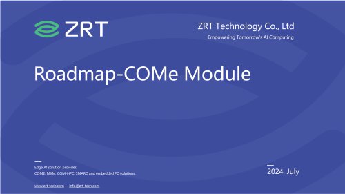 Roadmap-COMe Module