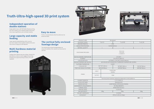 Truth-Ultra-high-speed 3D print system